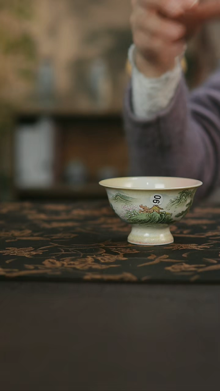 景德镇陶瓷杯碗柴烧多人