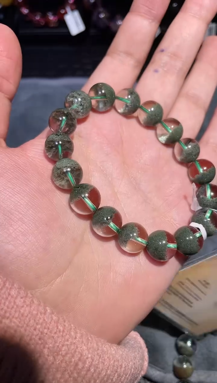 【闪购商品】水晶手链未镶嵌绿幽灵单圈A12（多样性发其一）