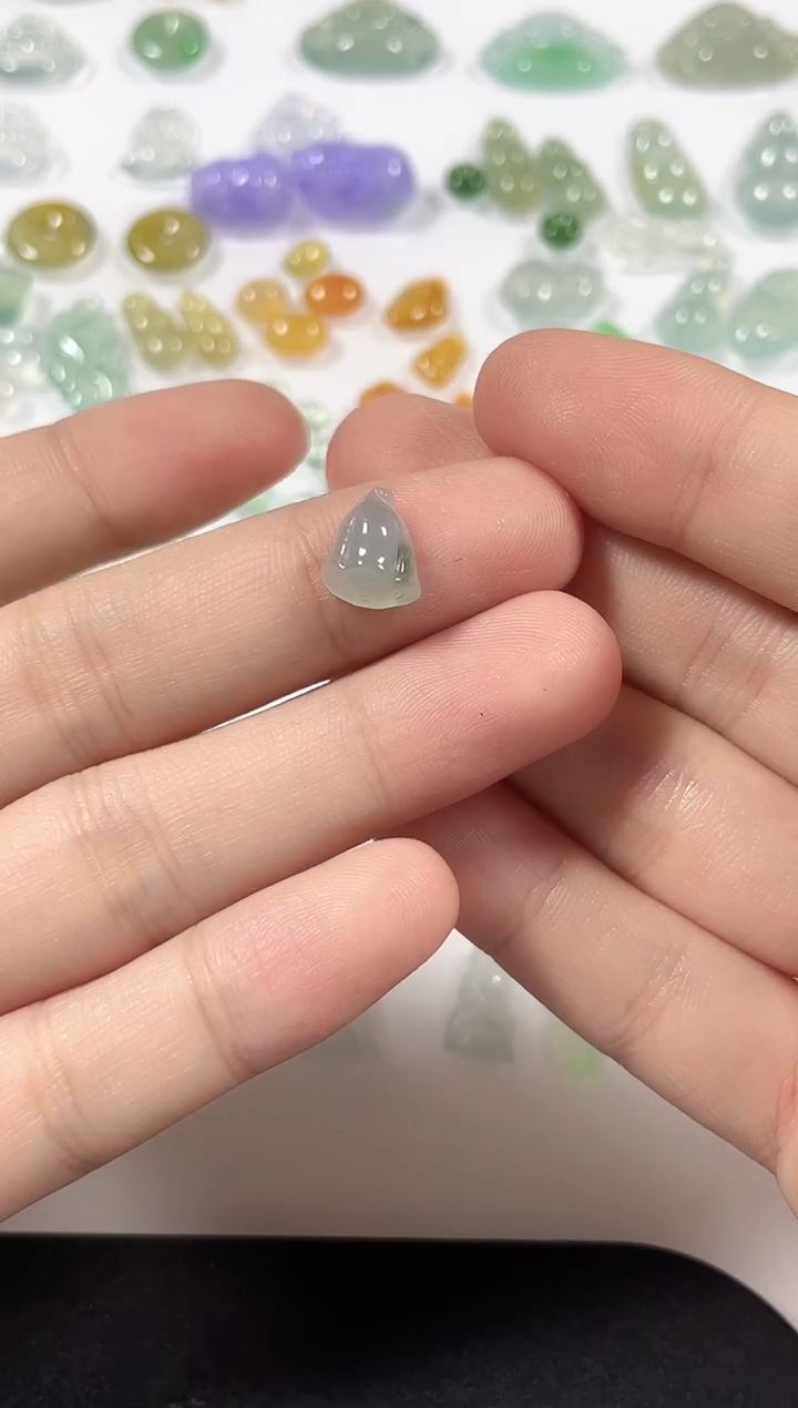 未镶嵌裸石翡翠缅甸天然翡翠8886