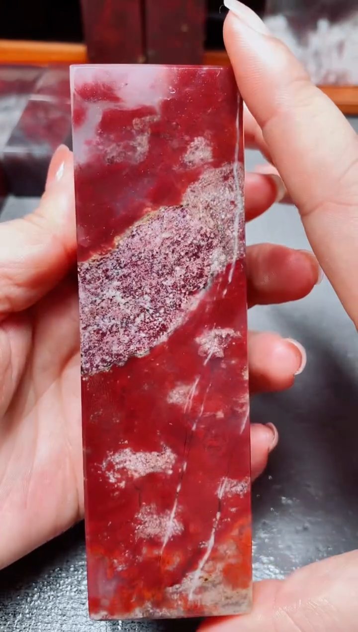 玉桂林鸡血玉素章--21