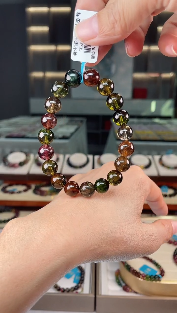 【闪购商品】碧玺单圈手串未镶嵌（多样性发一条）Q