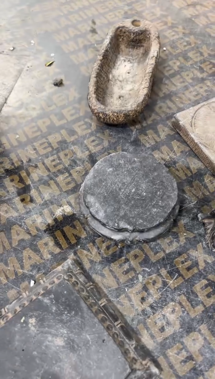 陶土【火山泥】金箍坛底座