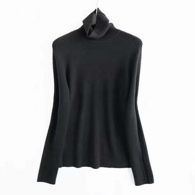 【路飞专享】100%扬子精纺羊毛高领加厚针织衫3171