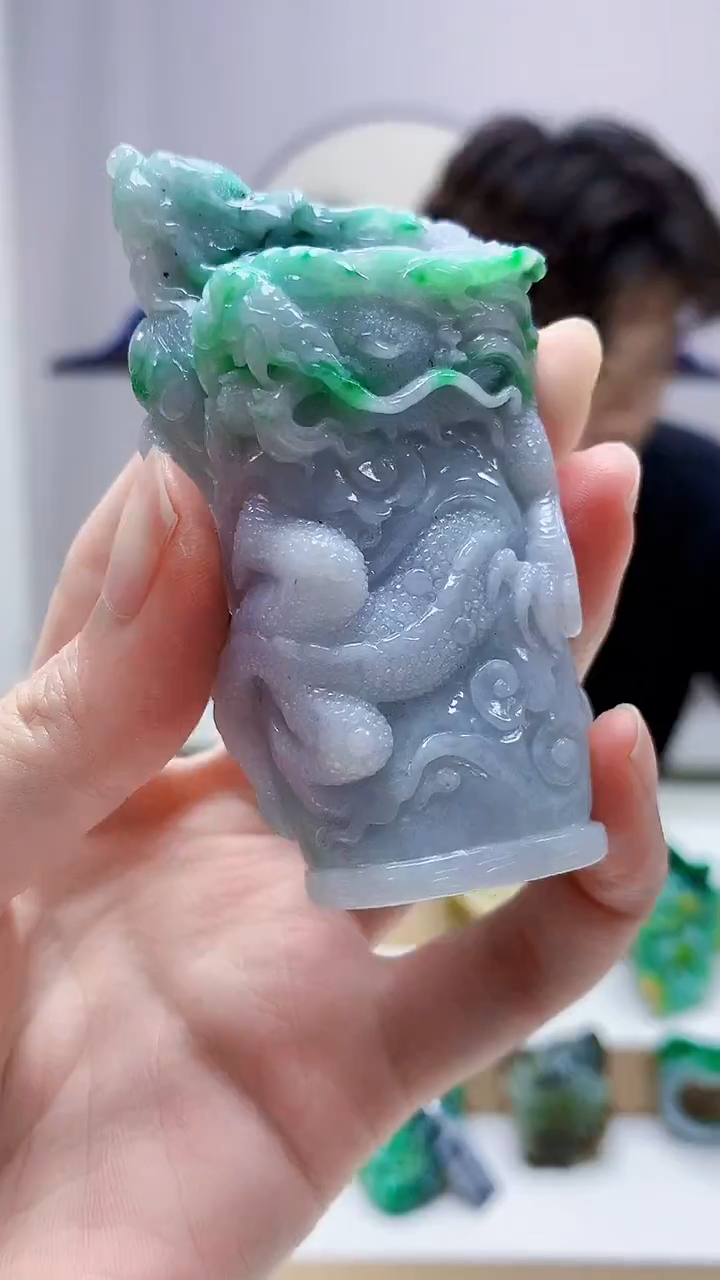 未镶嵌定制翡翠 5145zm-毛货挂件108