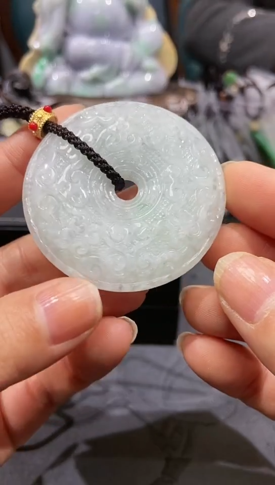 颈饰未镶嵌翡翠知***L翡翠
