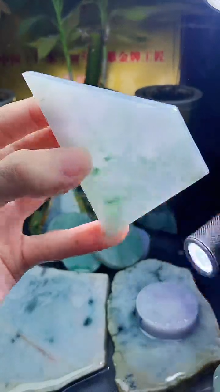 未镶嵌挂件翡翠小雨45