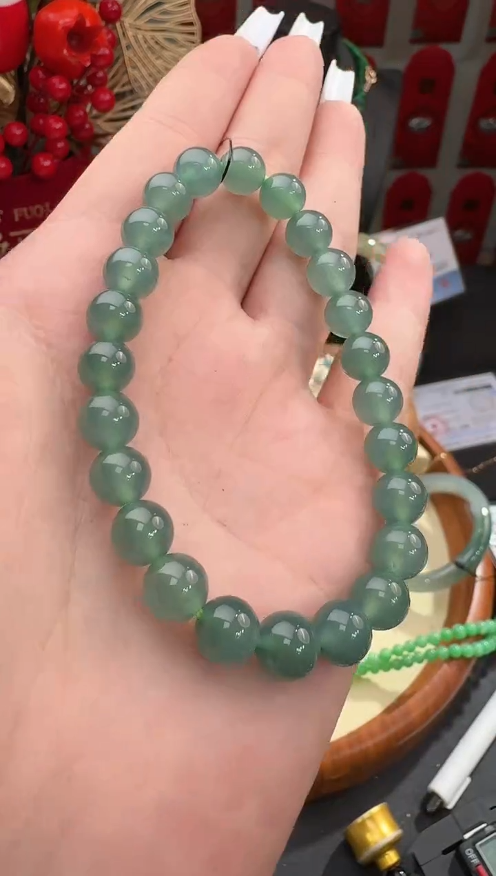 【闪购商品】翡翠颈饰未镶嵌珠串