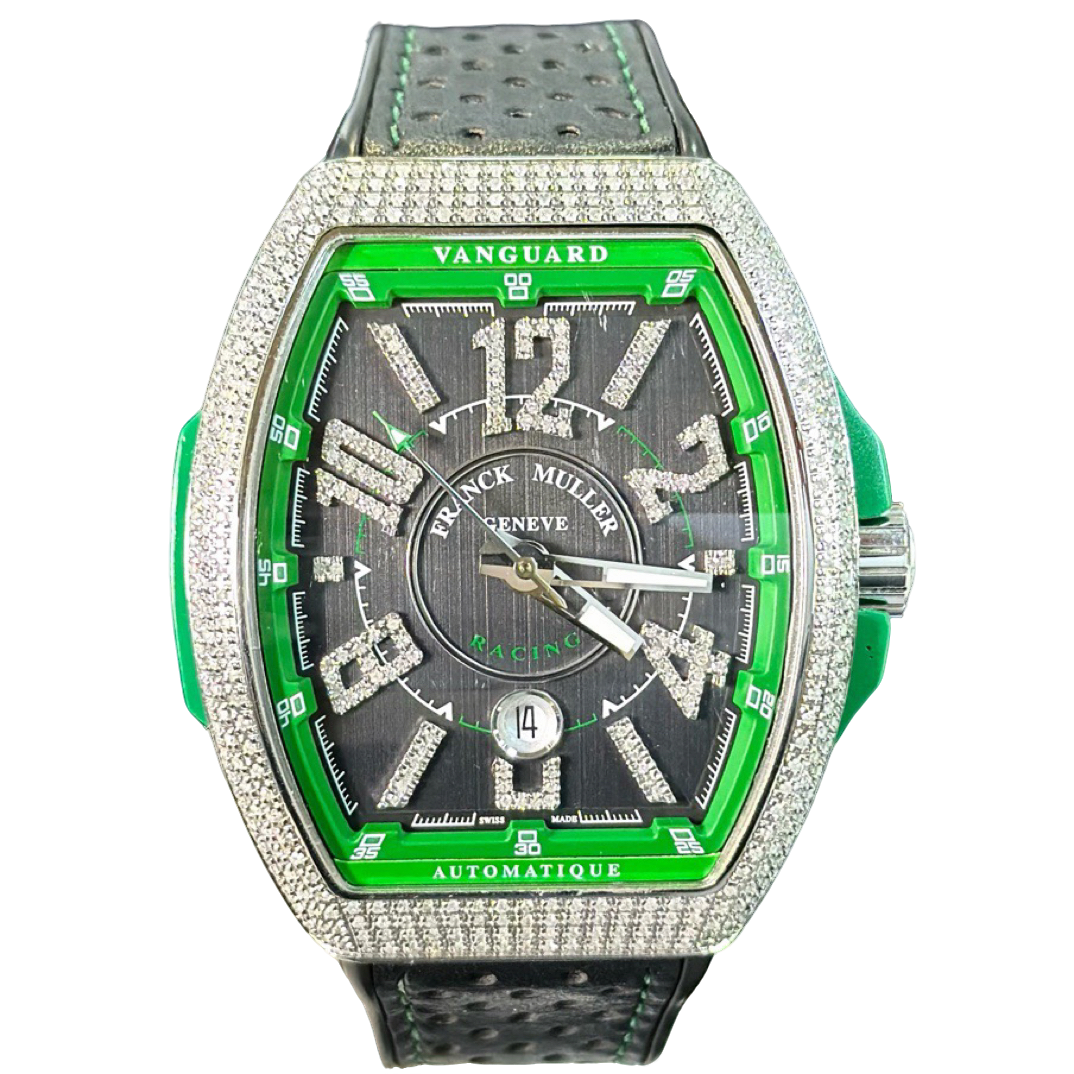 99新 Franck Muller/法兰克穆勒 哈奢馆/广吉/V45/45mm/后钻/单表