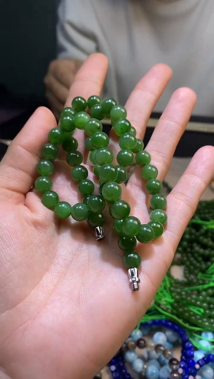 【闪购商品】和田玉（碧玉）颈饰未镶嵌珠链