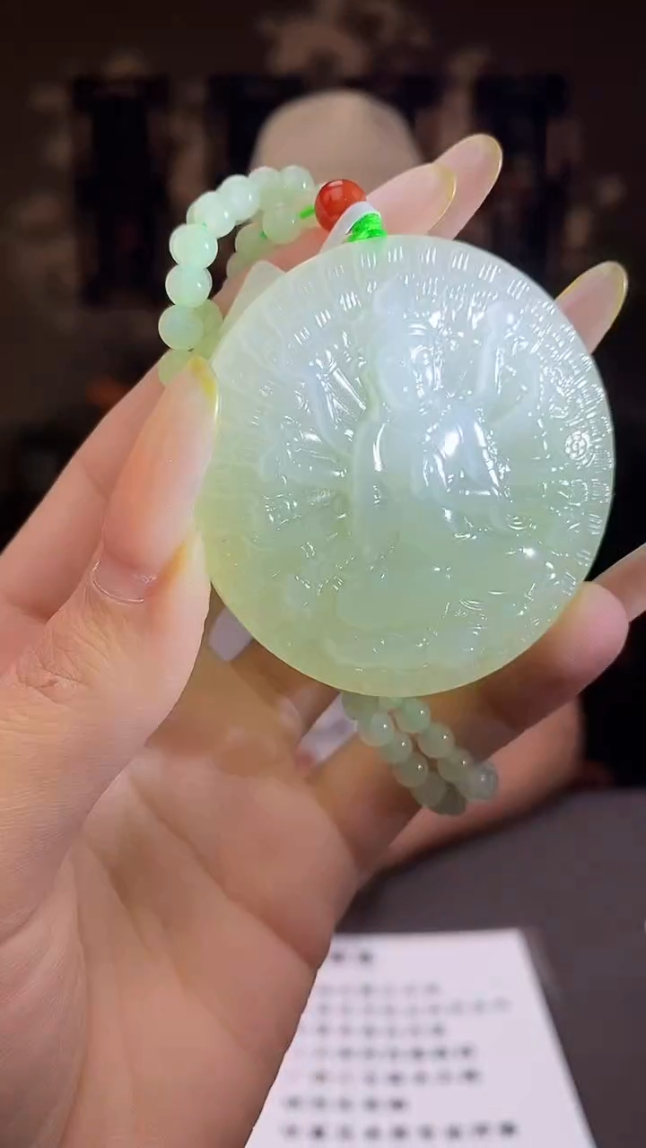 和田玉未镶嵌颈饰C117