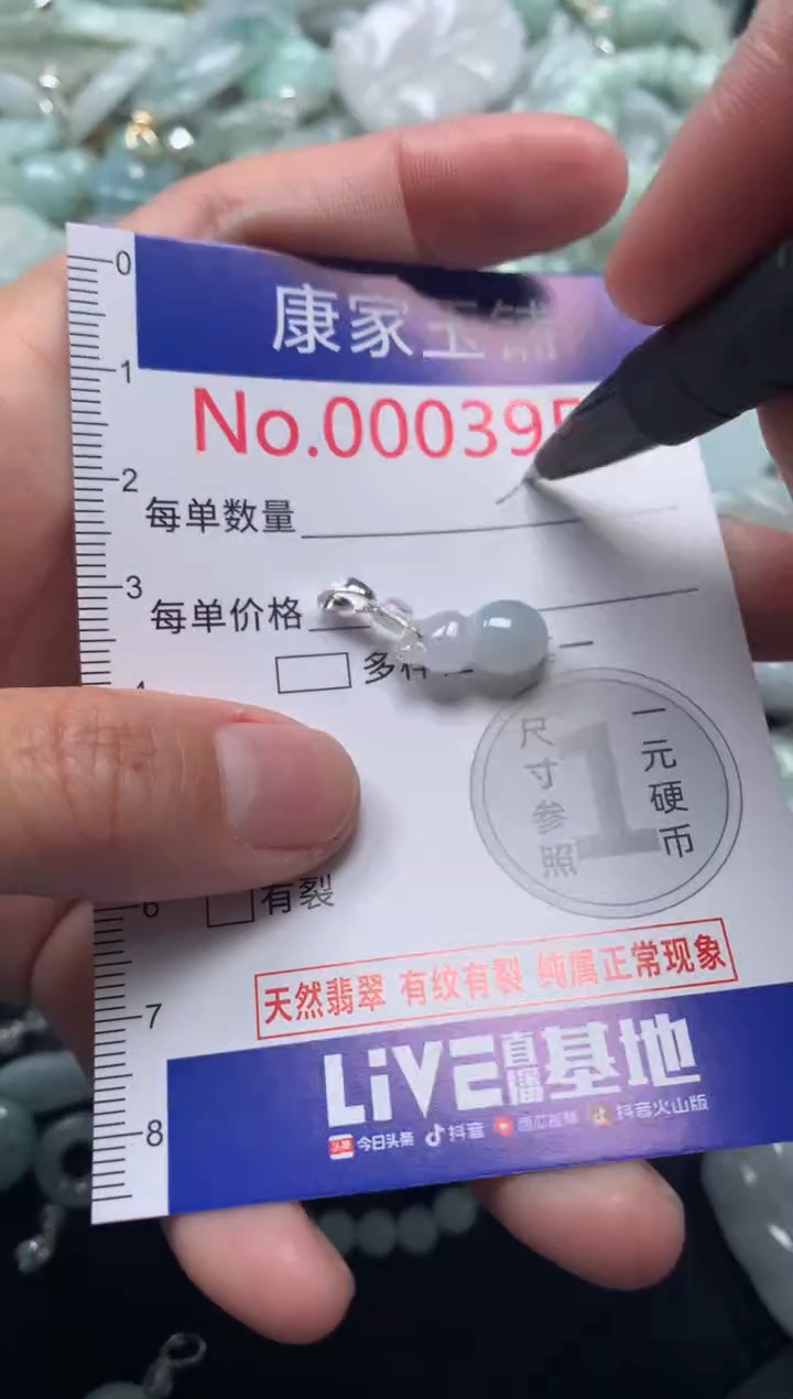 颈饰未镶嵌翡翠3955