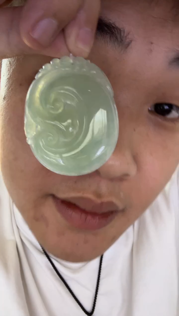 【闪购商品】翡翠颈饰未镶嵌天然翡翠A货孤品一件