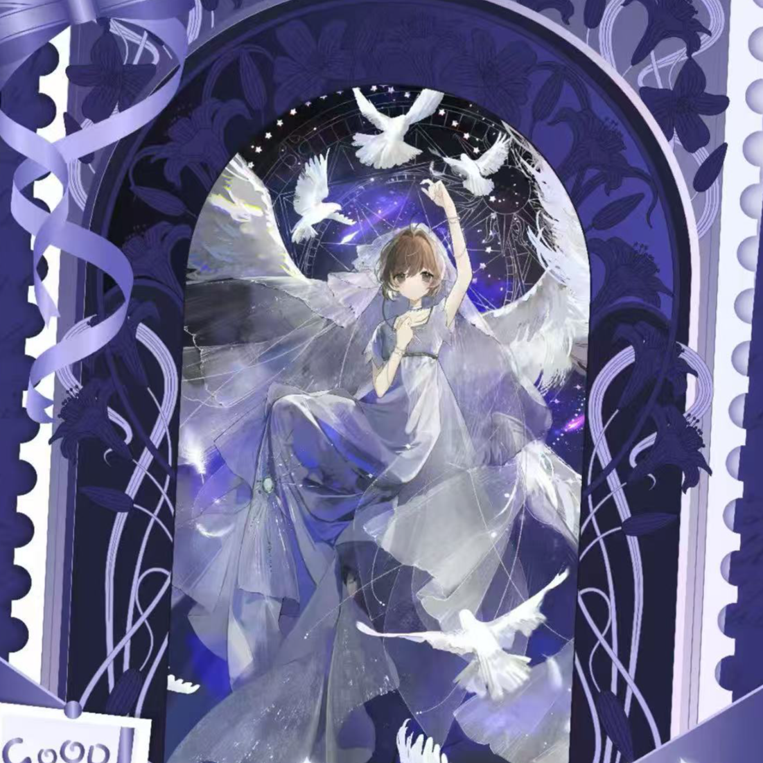 （龙虾拆卡）魔卡少女樱未寄出的情书邮票集谷地文创