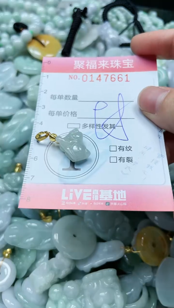 翡翠未镶嵌颈饰闪购0147661