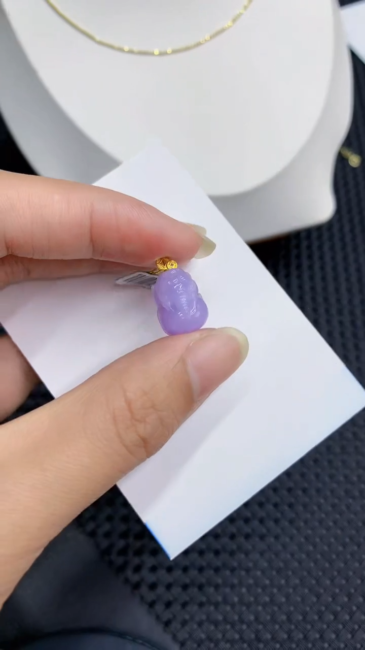 【闪购商品】翡翠颈饰18K金镶嵌            8