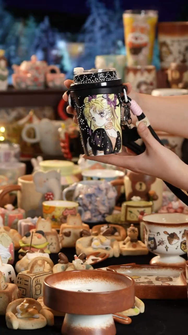 其他陶景德镇釉下彩手绘设计师款陶瓷