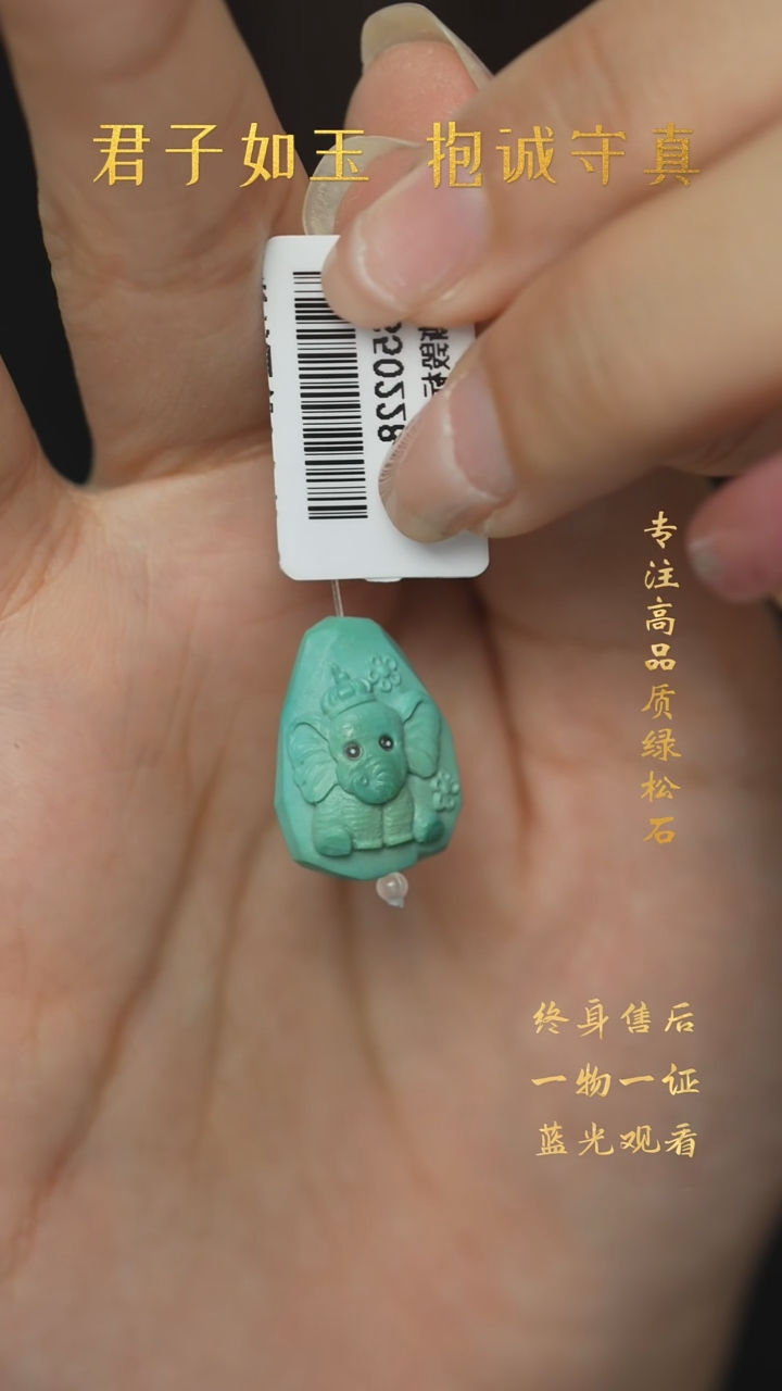 【闪购商品】绿松石Q67（多样性发一件）未镶嵌吊坠