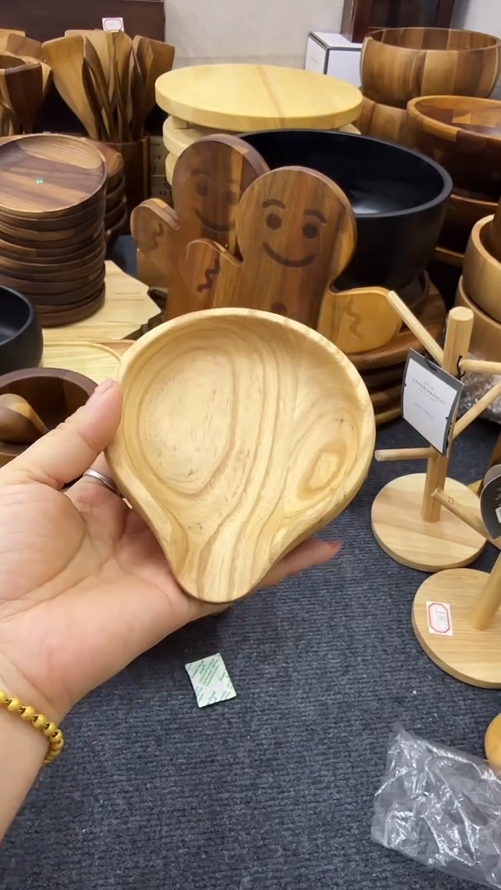 白蜡木汤勺座实木不退不换