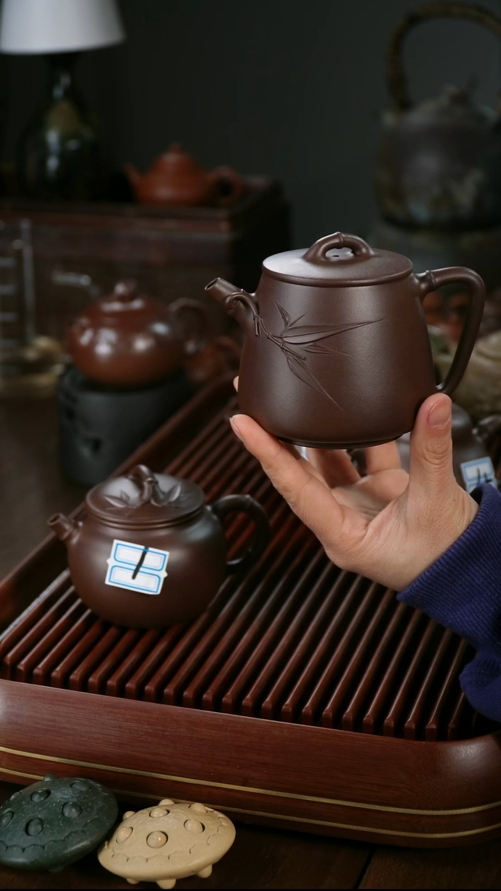 茶壶紫砂雨露天星竹系列
