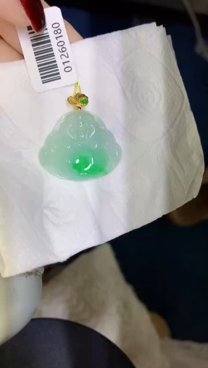 颈饰未镶嵌翡翠缅甸天然翡翠A货