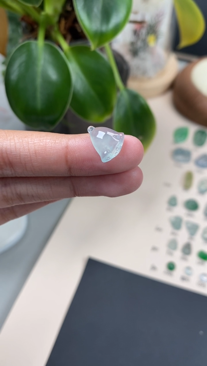 【闪购商品】翡翠颈饰未镶嵌翡翠冰晴莲蓬