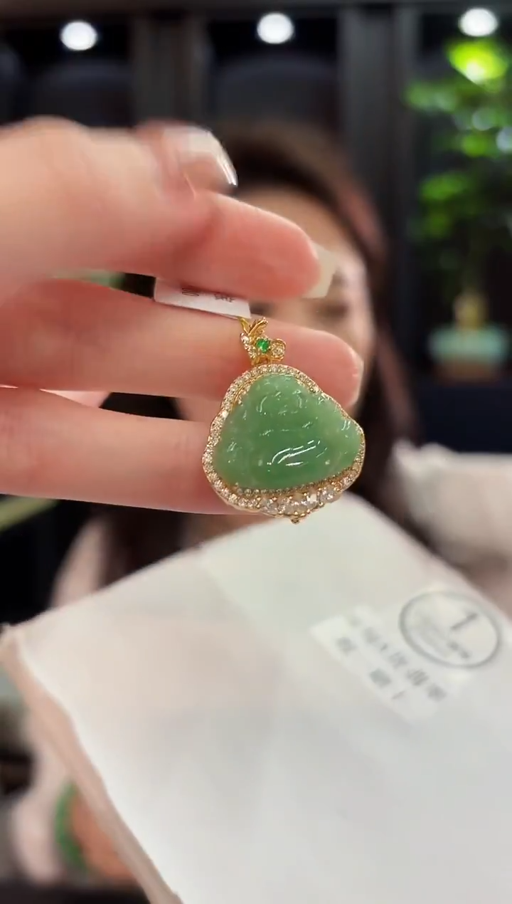 颈饰未镶嵌翡翠 缅甸A货/支持复检/一件