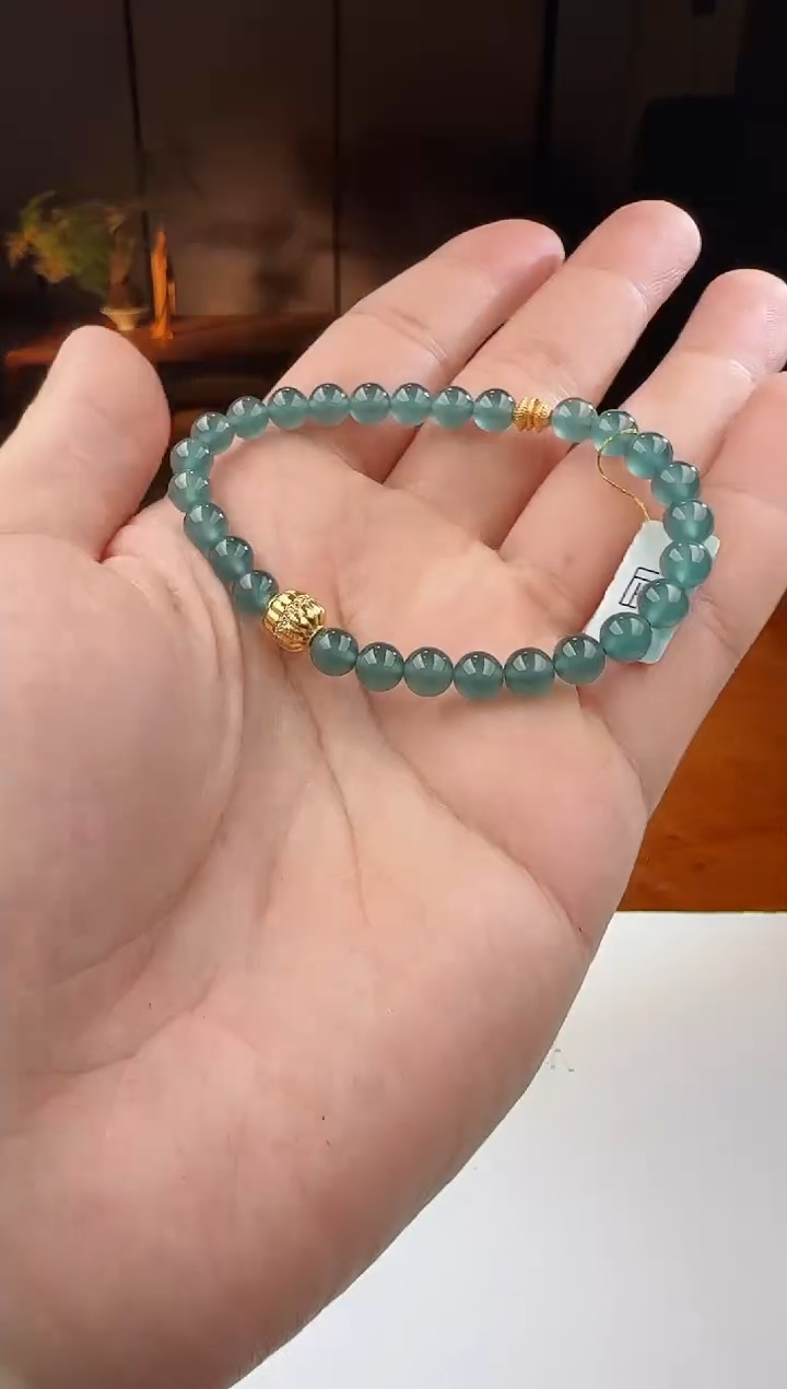 【闪购商品】未镶嵌翡翠手串【老吴】银珠小于0.5