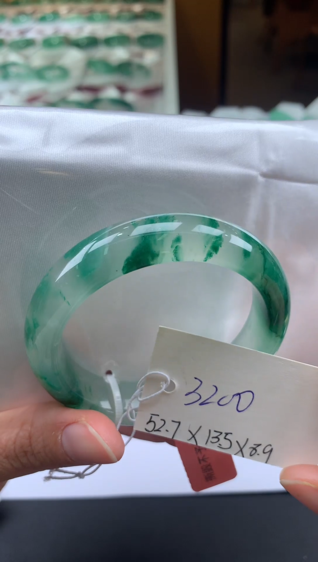 【闪购商品】石英质玉手镯未镶嵌天然玉石非洲翠手镯