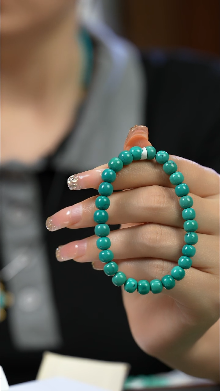 未镶嵌绿松石手串7MM+ 多样性发一