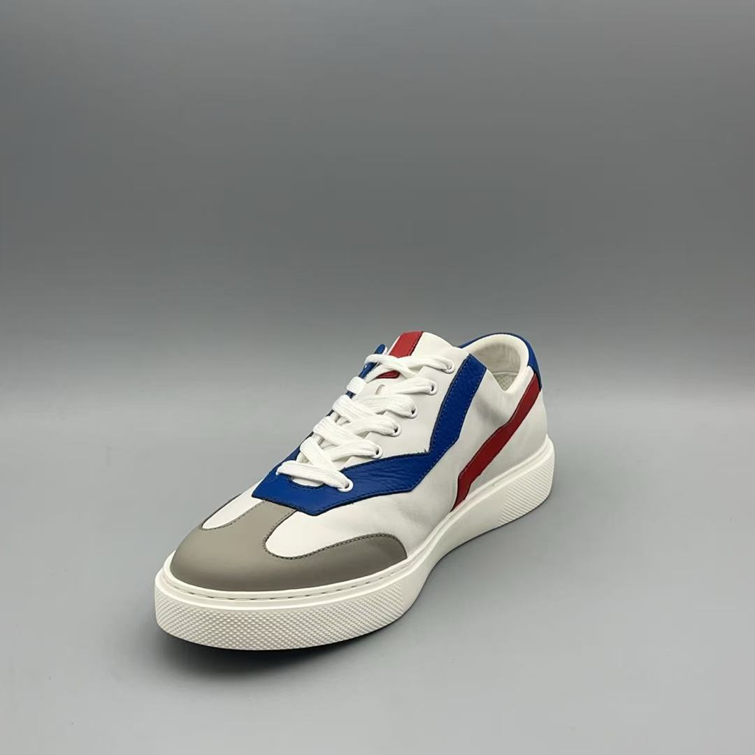 新款轻质厚底系带男士皮鞋休闲鞋C444