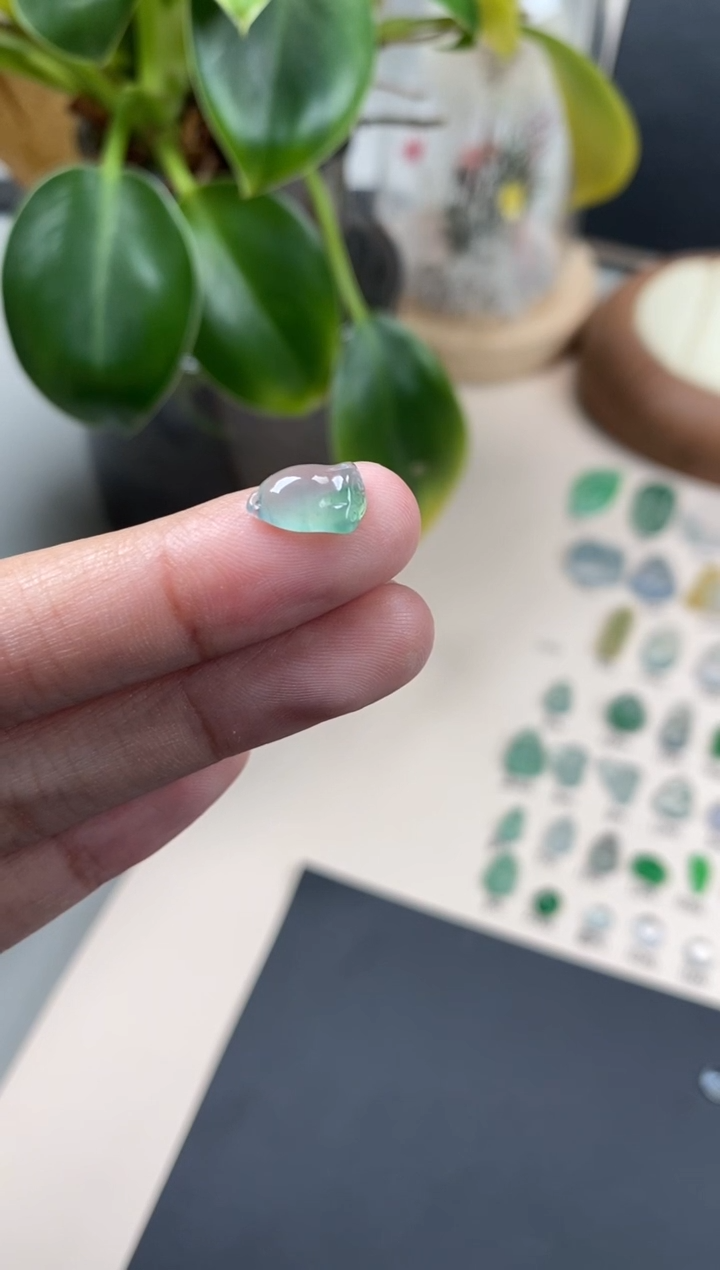 【闪购商品】翡翠颈饰未镶嵌翡翠冰晴莲蓬