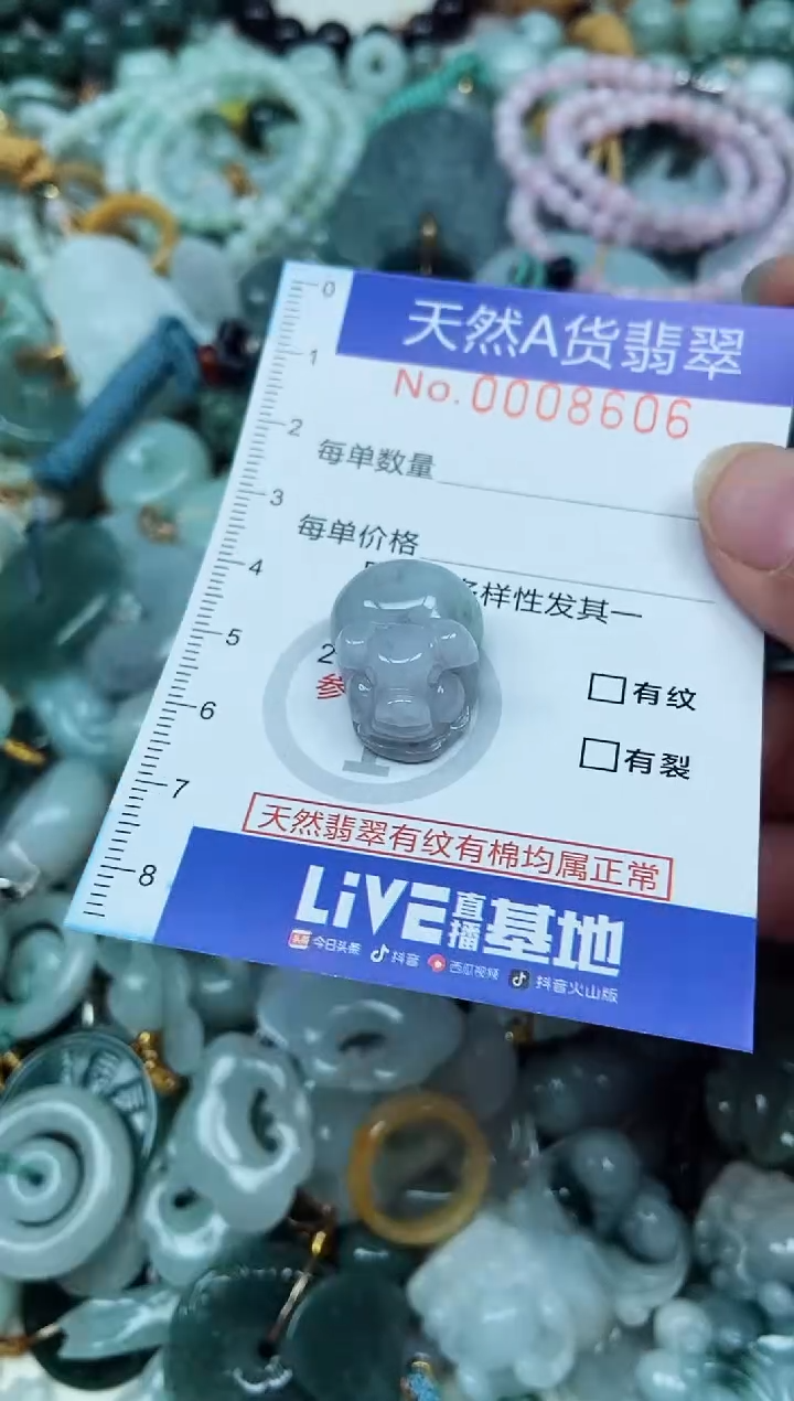 翡翠未镶嵌吊坠(不含链)翡翠