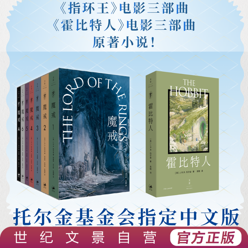 魔戒丨加霍比特人八册奇幻小说世界名著指环王洛汗之战口袋本便携