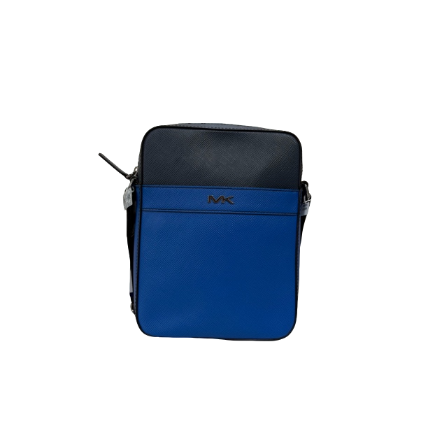 99新 MICHAEL KORS/迈克高仕 M K全皮十字纹拼色斜挎包200