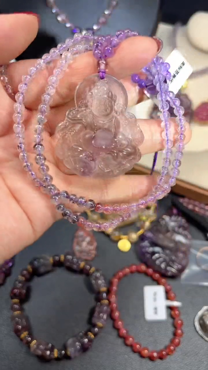 【闪购商品】水晶颈饰未镶嵌【百晶灵儿】天然定制款