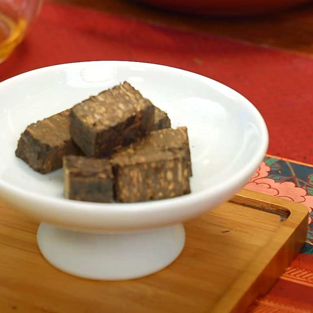 一盏雲—2008年私房老青砖散块250克 安化黑茶