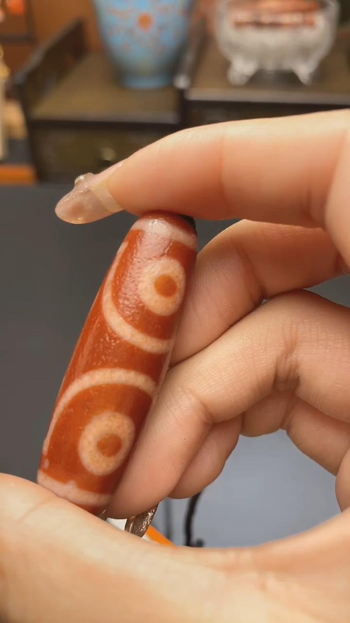 【闪购商品】玛瑙/玉髓颈饰未镶嵌美鸿红肉七眼锁骨链