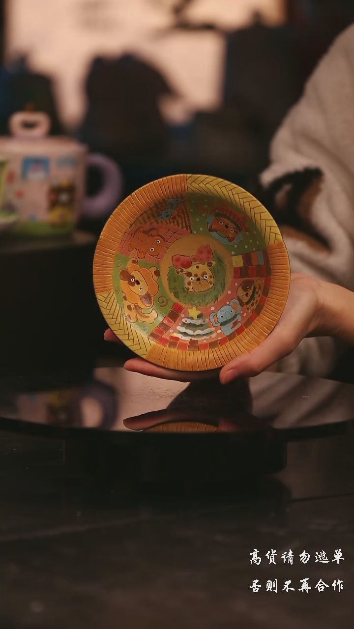 陶瓷景德镇可爱设计师款陶瓷 