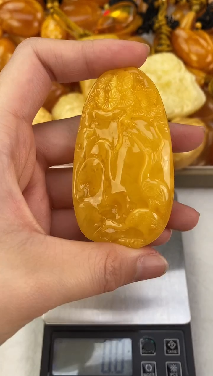 裸石琥珀未镶嵌天然蜜蜡琥珀