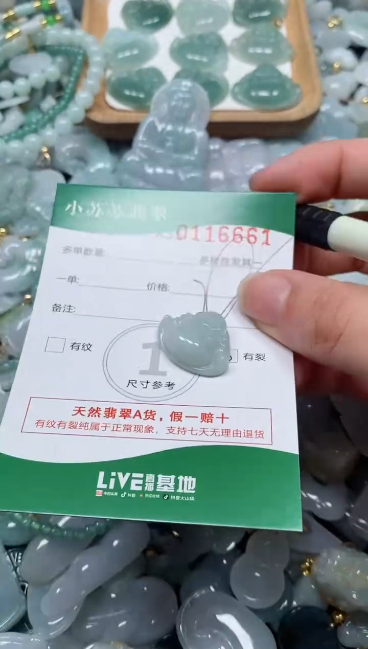【闪购商品】翡翠颈饰未镶嵌闪购商品0116661