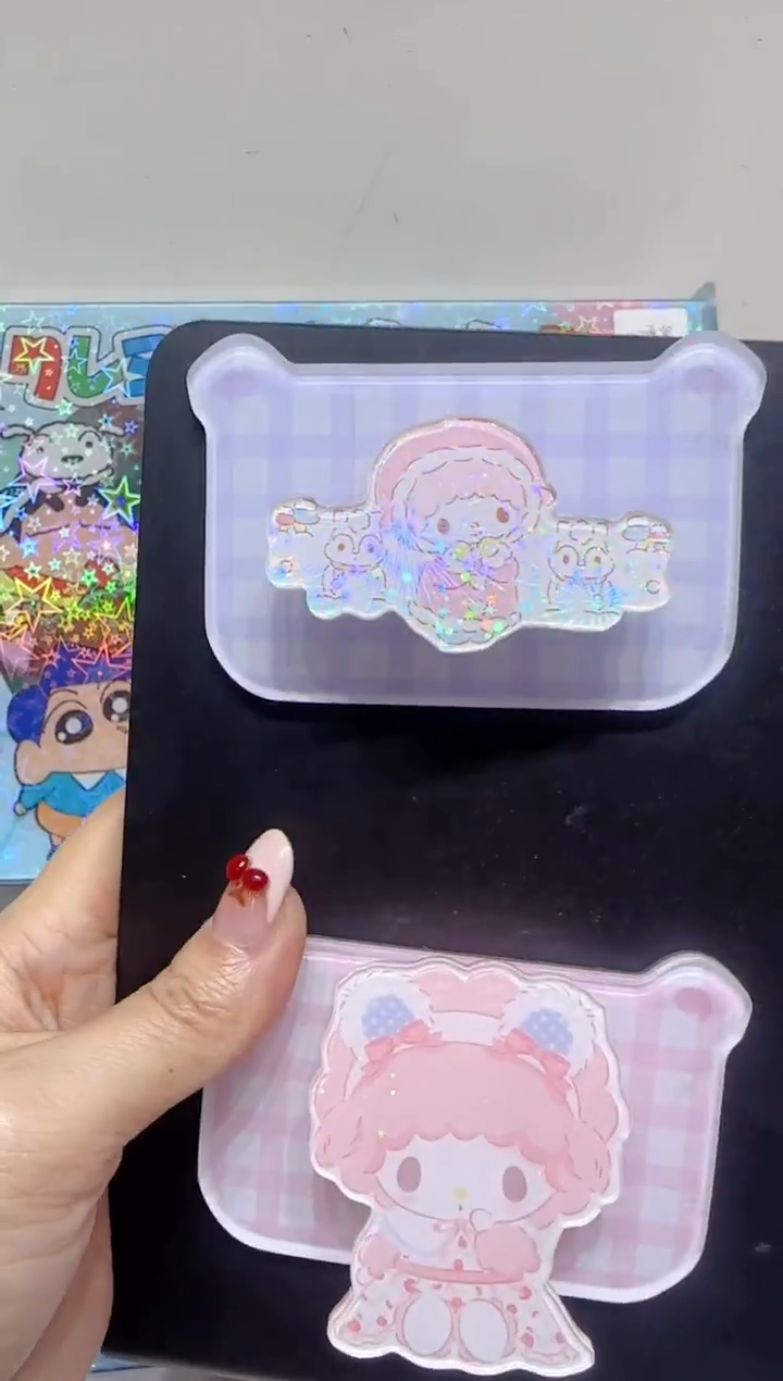 【小羊冰箱贴夹紫色系】