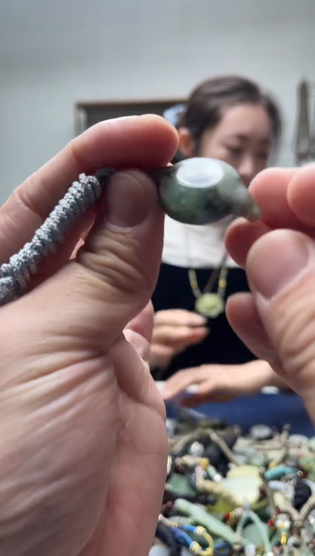 未镶嵌岫玉吊坠·