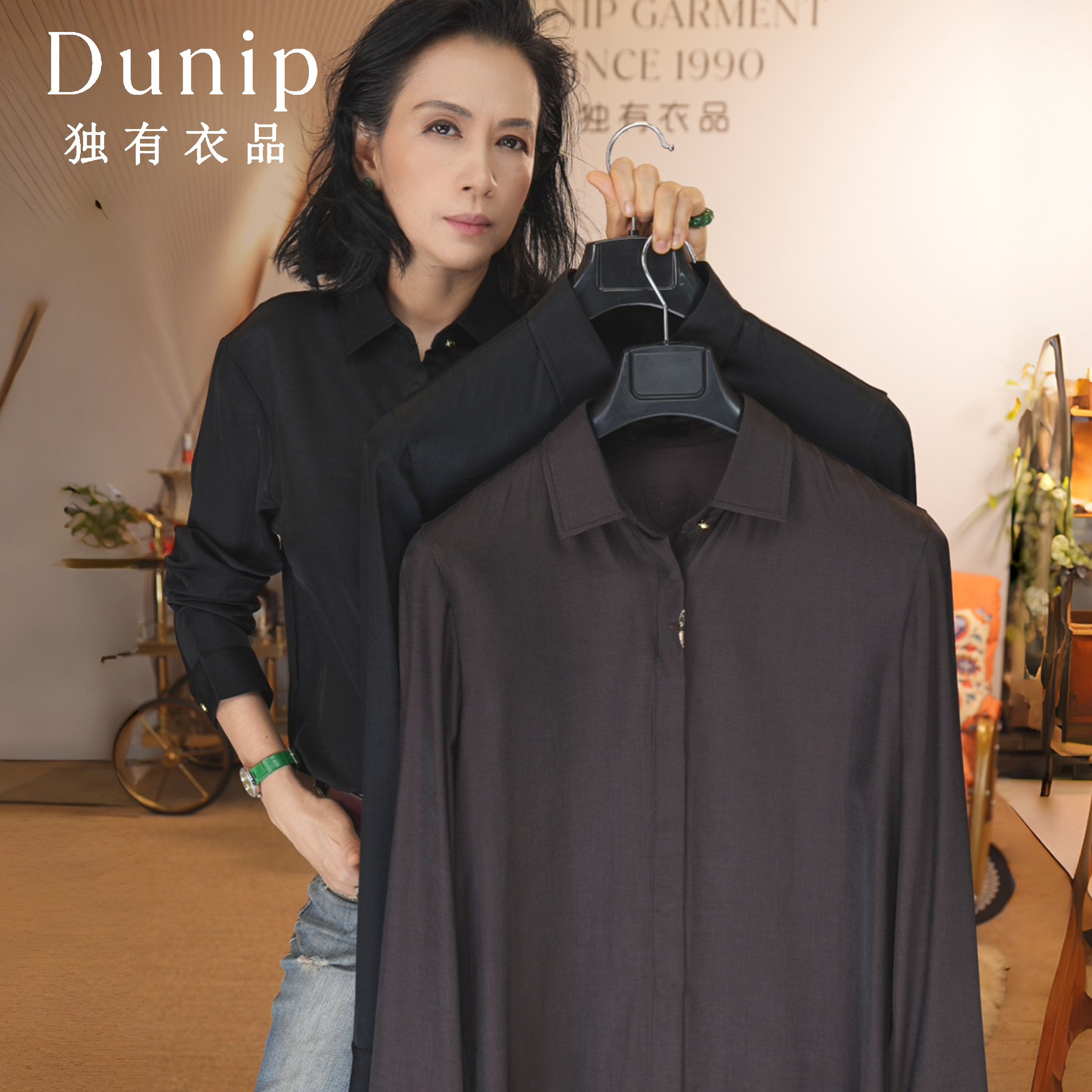 瑜姐男装原创无感长袖衬衣时尚简约休闲百搭新款25DU3218+3223