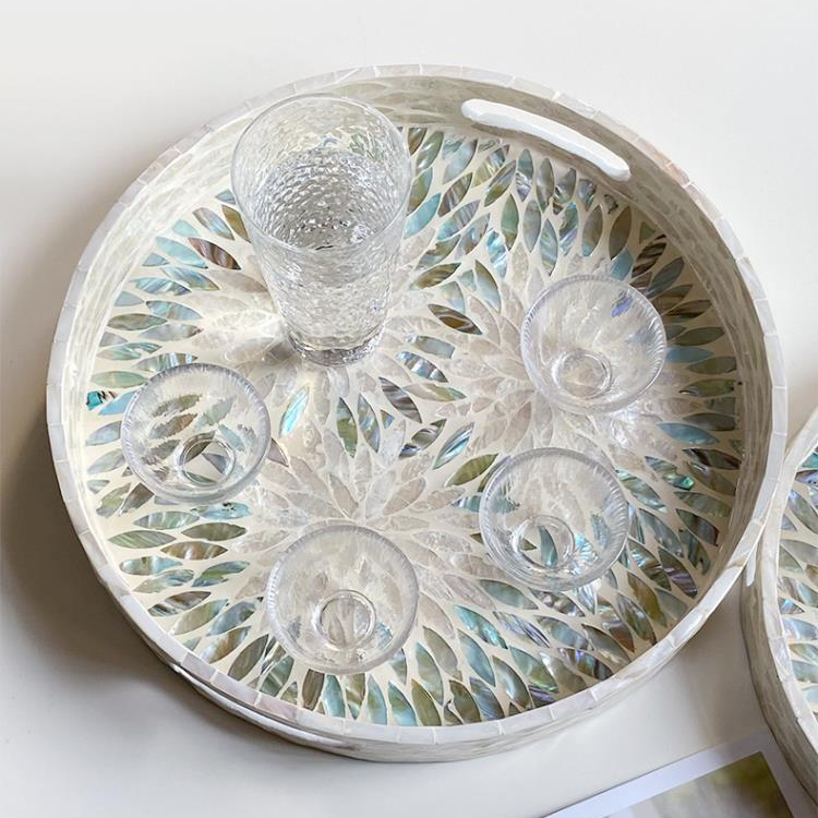 BK187蛋糕咖啡客餐厅收纳托盘北欧轻奢高颜值果盘水果盆