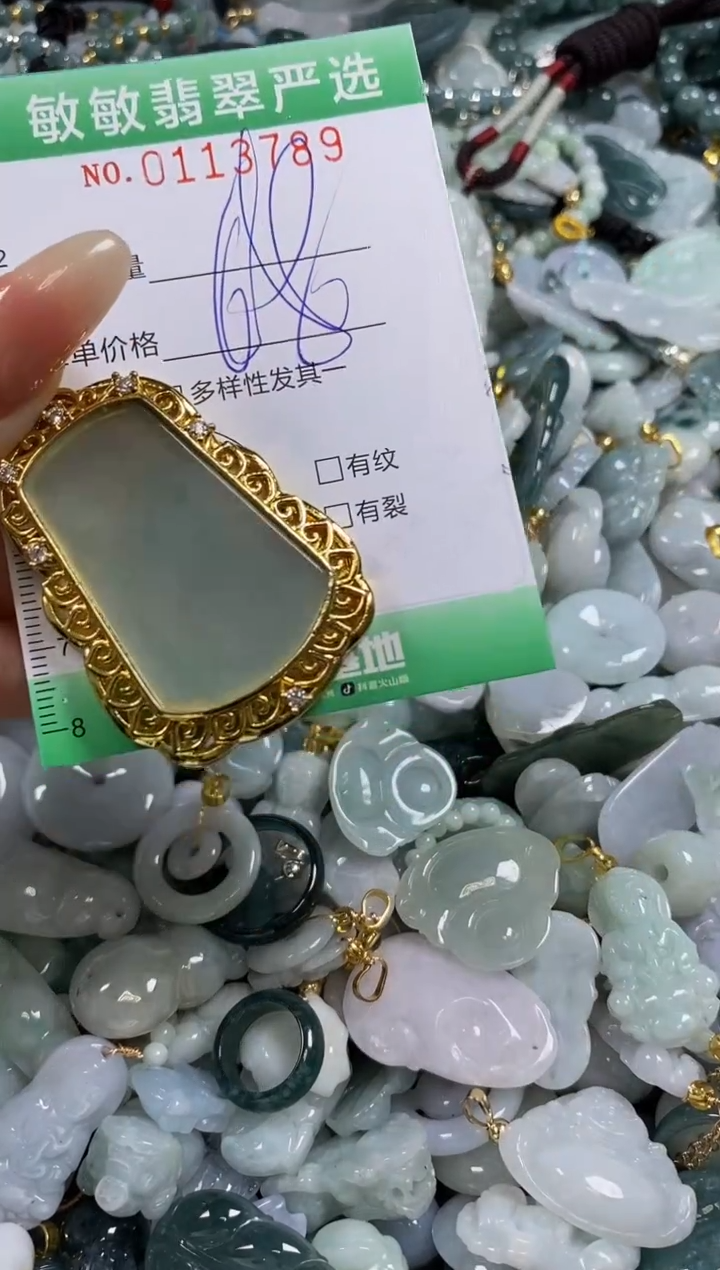 【闪购商品】翡翠颈饰未镶嵌闪购0113789