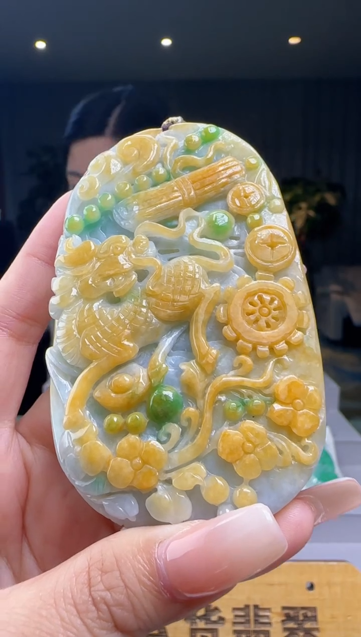 吊坠(不含链)未镶嵌翡翠YL@@960Q7J04187