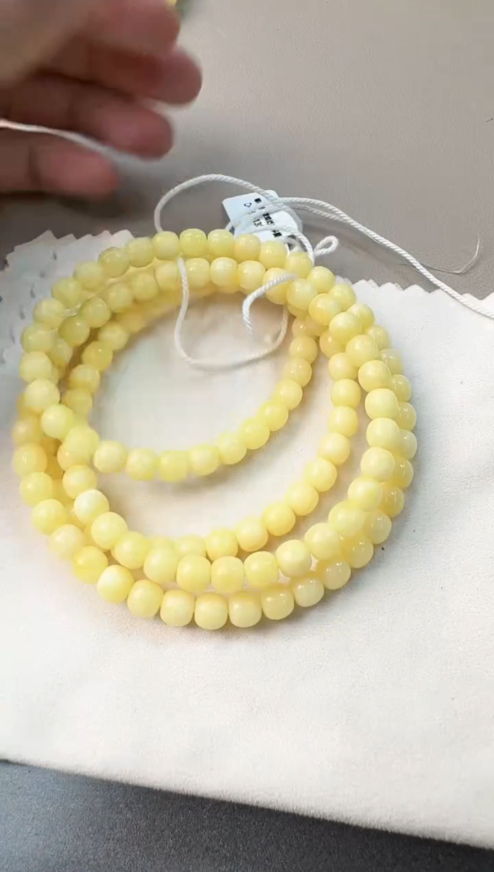 手串蜜蜡未镶嵌蜜蜡手串108多圈108