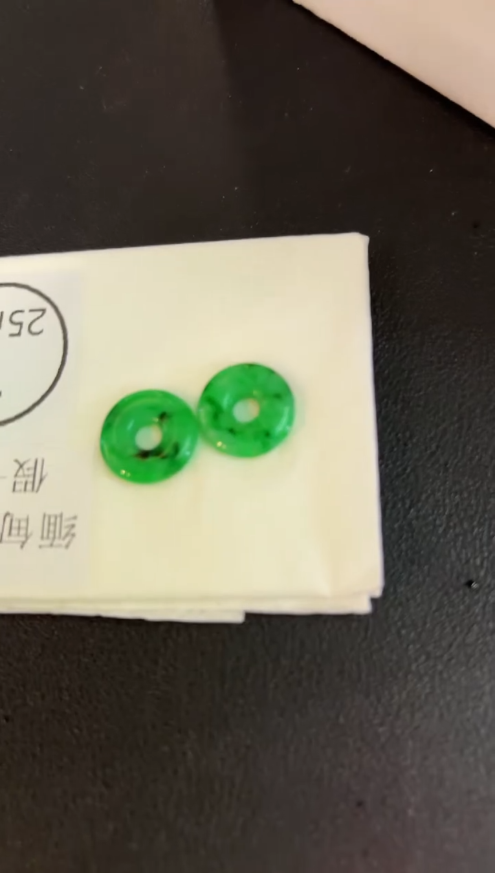 翡翠未镶嵌耳饰 含大耳包/多样性发货/一对