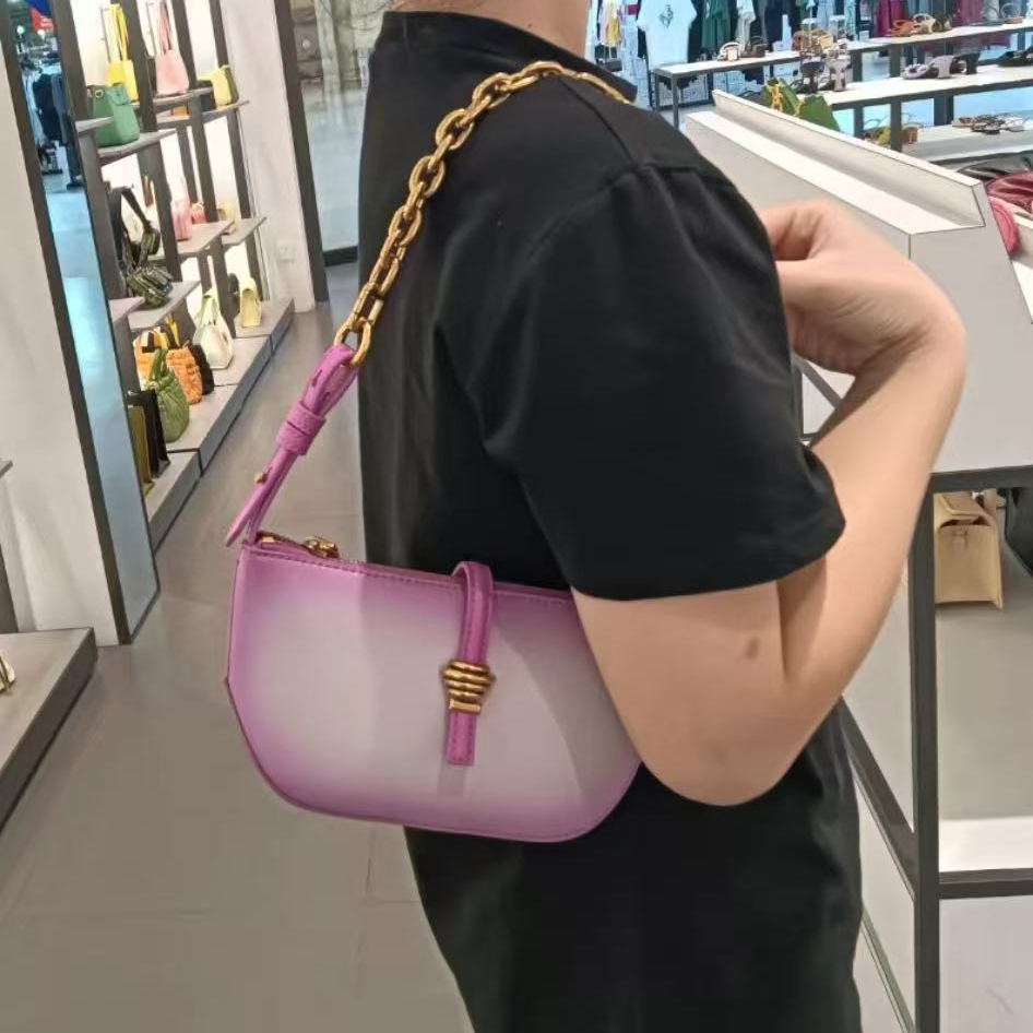 CHARLES&KEITH 20782013紫色S女士单肩手提包-杨灬