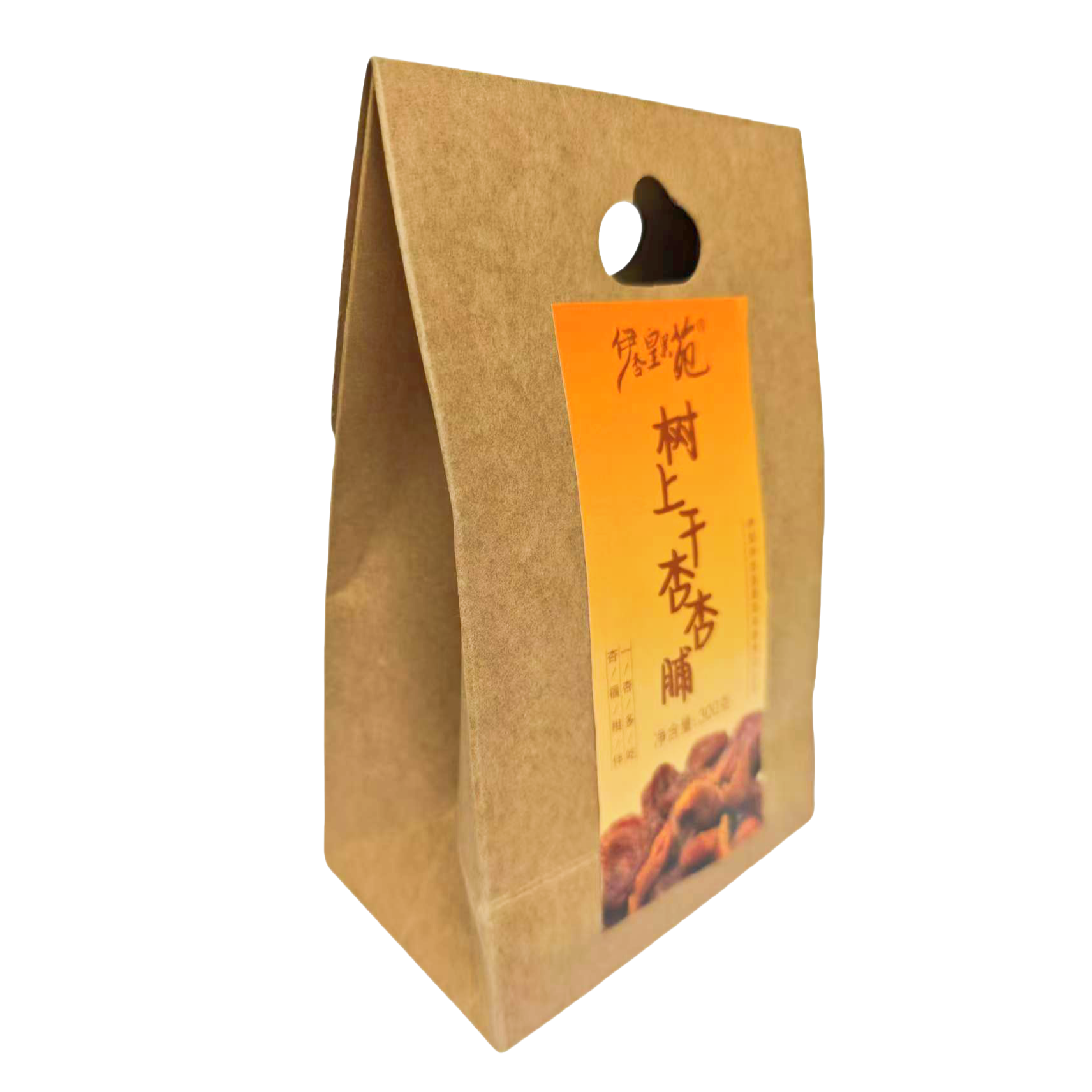 伊杏皇果苑新疆伊犁树上干杏杏脯300g/袋  自然吊干肉厚无核